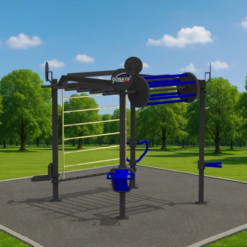 Multi-User Calisthenics-Struktur - CH58 | Street Workout - Nutzungsansicht