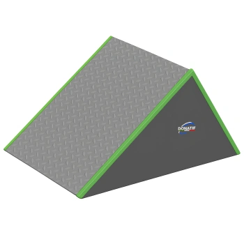 Slanted Step with Steel Pattern - PK2 | Parkour - Full View