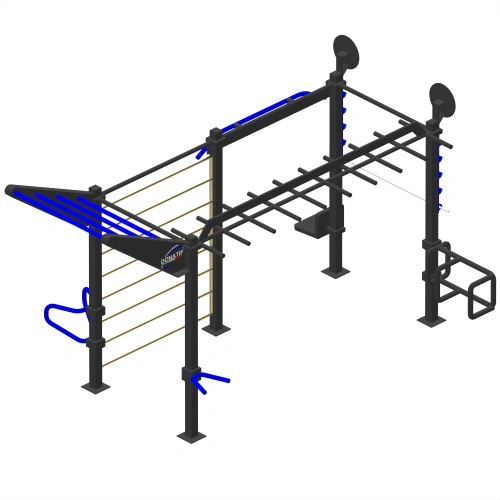 Estructura con soportes de barra - CH60 | Parque al aire libre - Vista lateral
