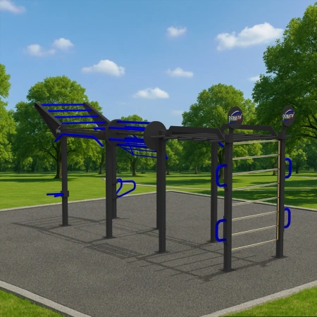 Struttura con Supporti per Bilanciere - CH60 | Street Workout