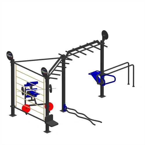 Multidisziplinäre Calisthenics-Struktur - CH63 | Außenbereich - Gesamtansicht