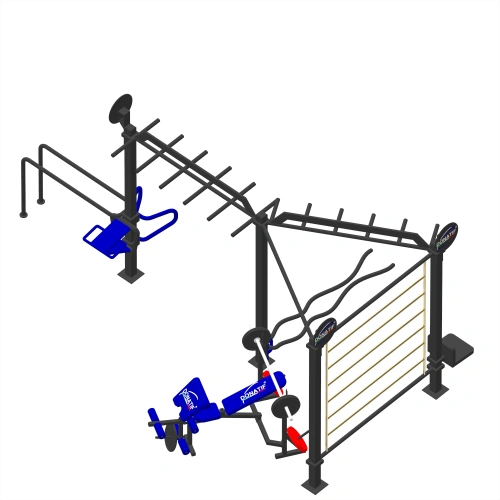 Structure multidisciplinaire de gymnastique suédoise - CH63 | Extérieur - Vue complète