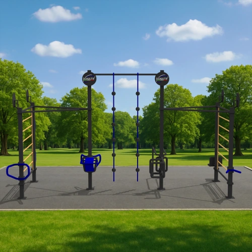 Structure à double dossier - CH65 | Street Workout - Utilisation