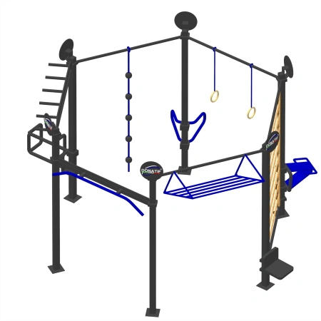 Struttura per Allenamento Funzionale - CH67 | Calisthenics - Visuale Totale