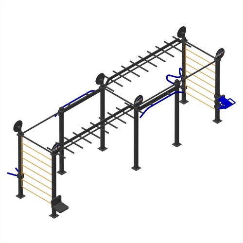 Marco de gimnasio al aire libre - CH70 | Street Workout - Vista lateral