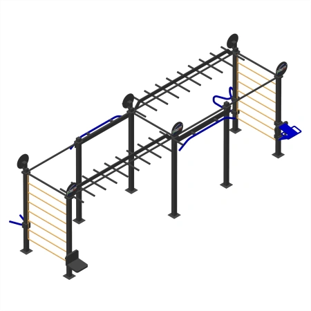 Outdoor Gym Rahmen - CH70 | Street Workout - Seitenansicht