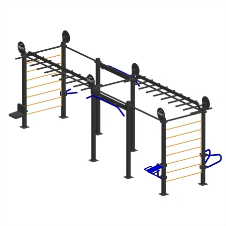 Marco de gimnasio al aire libre - CH70 | Street Workout - Vista completa