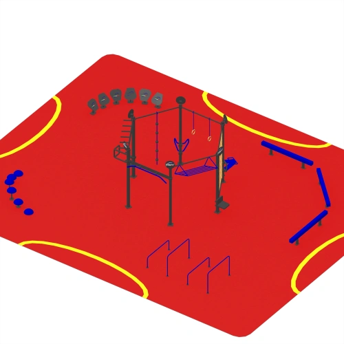 Estructura con suelo de PVC y accesorios - CH72 | Exterior - Vista total