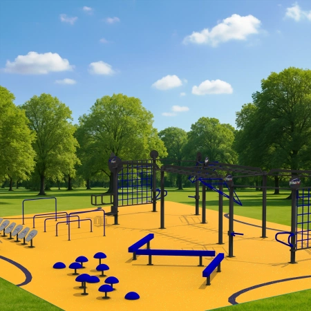 Struttura Calisthenics Full Experience - CH73 | Outdoor - Visuale all'Aperto