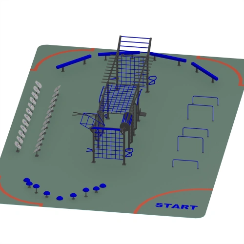 Struttura con Parallele Basse e Alte - CH74 | Professionale - Visuale Completa
