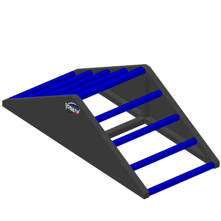 Structure d’obstacle pour gymnastique suédoise - CH76 | Parc extérieur - Vue totale