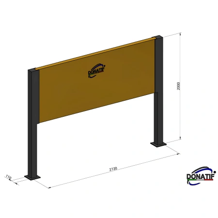 Parete Funzionale per Calisthenics - CH79 | Parco Outdoor - Misure