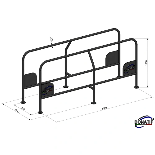 Parallele Multifunzione per Outdoor - CH80 | Calisthenics - Misure