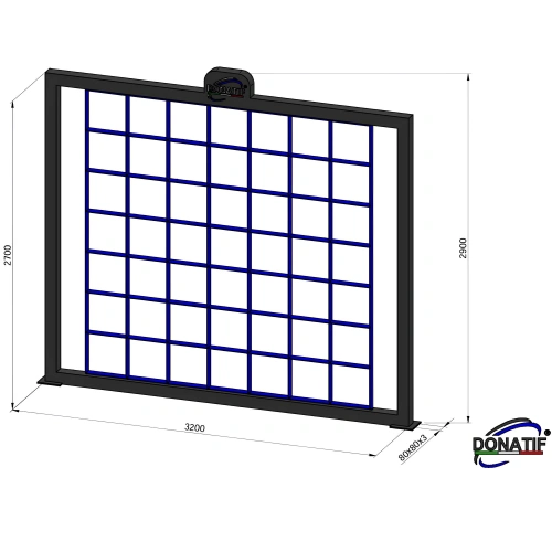 Professionelle Gitterwand - CH82 | Calisthenics - Messungen