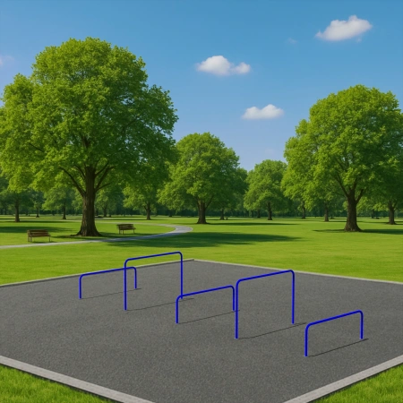 Barras paralelas de altura variable - CH84 | Parque al aire libre - Uso