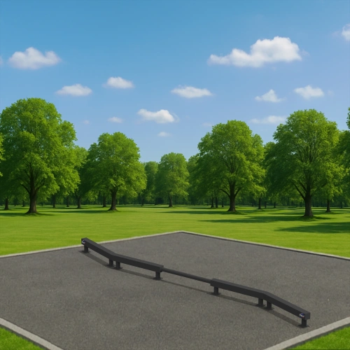 Barra de equilibrio corrugada - CH85 | Street Workout - Vista al aire libre