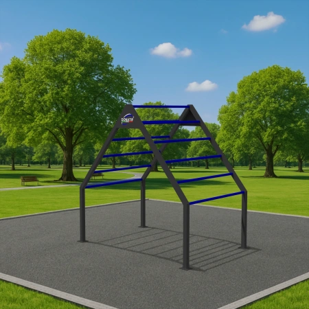 Pyramidenstruktur mit geneigten Treppen - CH86 | Outdoor - Anwendung