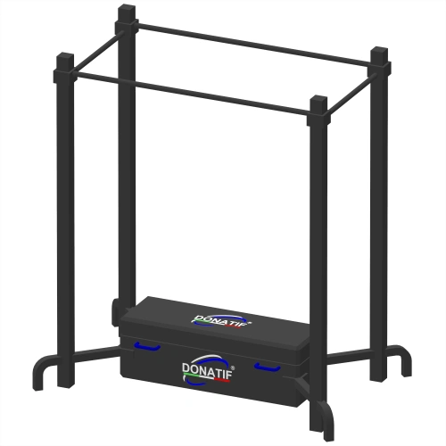 Estructura con caja personalizable - CH87 | Calistenia - Vista completa