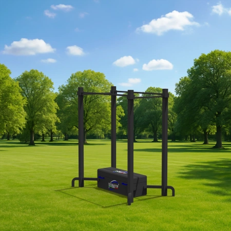 Struttura con Box Personalizzabile - CH87 | Calisthenics - Visuale all'Aperto