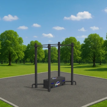 Structure with Customizable Box - CH87 | Calisthenics - Full View 2