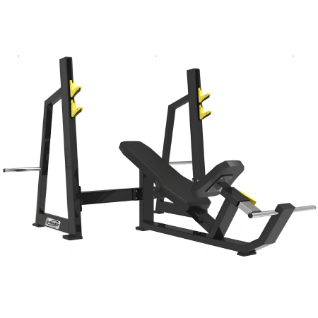 Bench with Length-Adjustable Seat | Professional - Side View