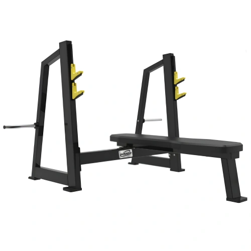 Banco plano olímpico - Powerlifting | Profesional - Vista completa