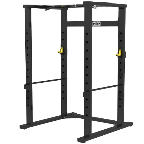 Steel Power Cage Rack - Bodybuilding | Professional - Full View