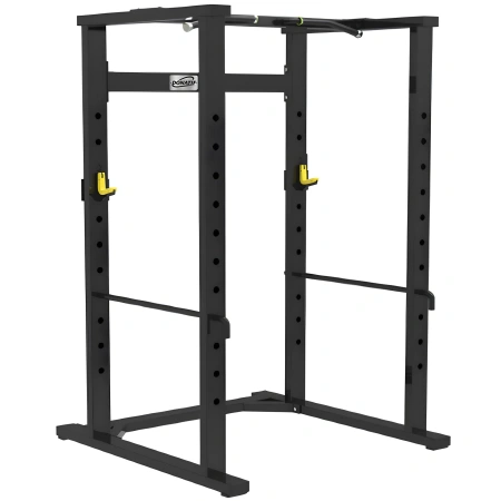 Steel Power Cage Rack - Bodybuilding | Professional - Side View
