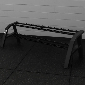 Dumbbell rack - 10 pairs | Gym - Side View 2