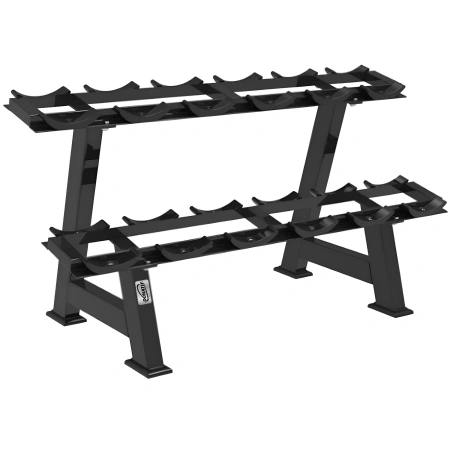 Support d’haltères - 6 paires | Professionnel - Vue latérale