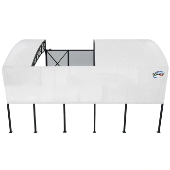 Electrically Openable Padel Court Cover - CP80 - Full View Cover