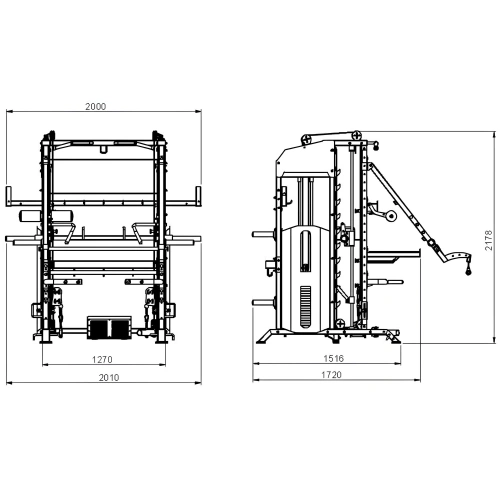 Macchina Multifunzione per Palestra - MR155 |...
