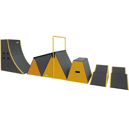 Set 8pz per Allenamento Parkour - PK19 | Professionale - Visuale Completa