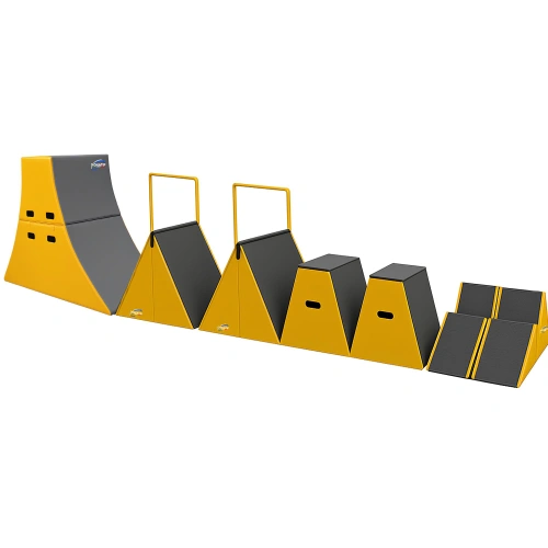 Set 9pz per Allenamento Parkour - PK20| Professionale - Visuale Completa