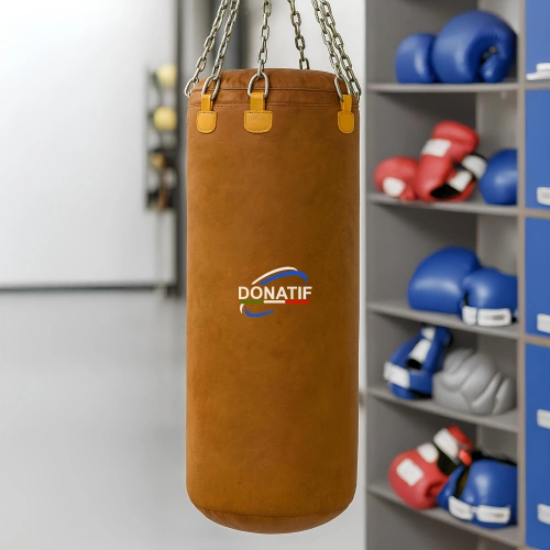 Sacco da Boxe - Pelle Vera di Bovino - 120 cm e...