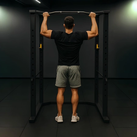 Steel Power Cage Rack - Bodybuilding | Professional - Usage