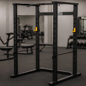 Steel Power Cage Rack - Bodybuilding | Professional - Full View 2