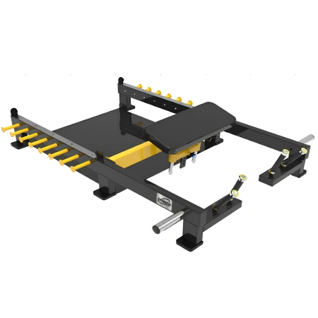 Máquina de glúteos profesional | Levantamiento de pesas - Gimnasio - Vista completa