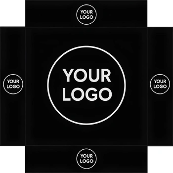 Cubierta de anillo con 4 bordes perimetrales | Personalizable - Vista de arriba hacia abajo