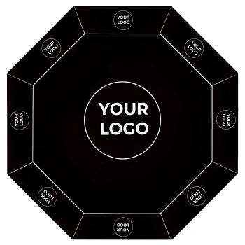 MMA Cage Sheet with Perimeter Edges | Customizable - Total View