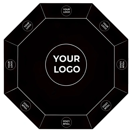 MMA Cage Sheet with Perimeter Edges | Customizable - Total View