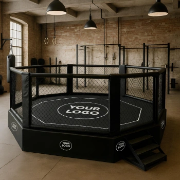 MMA Cage Sheet with Perimeter Edges | Customizable - Total View 2