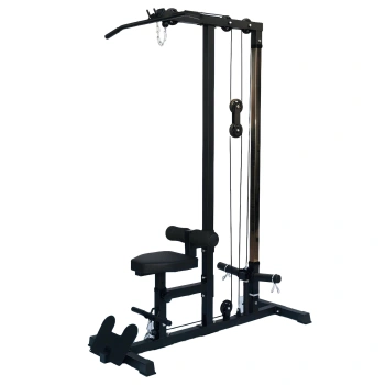 Multifunction Lat Machine - Adjustable | Included Accessories - Side View