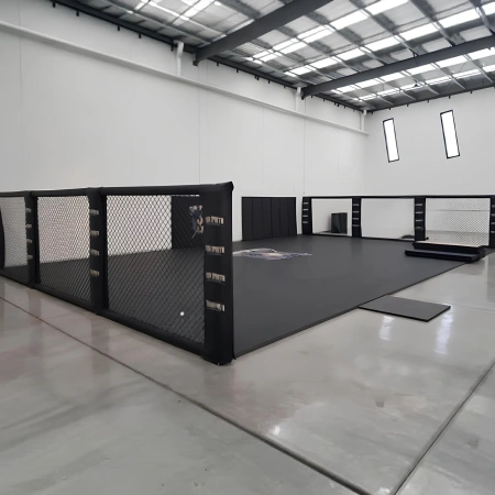 Paroi de cage MMA - Modulaire | Personnalisable - Vue totale