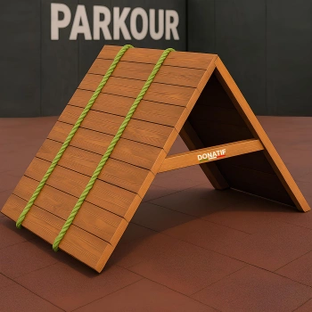 Climbing Frame with Ropes - PK23 | Professional - Full View 2