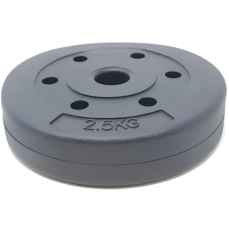 Disco de PVC-Vinilo de 2,5 kg - Agujero de 30 mm | Fitness - Vista de cerca