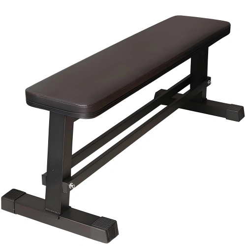 Banc plat avec support d’haltères - Banc plat - Vue de face