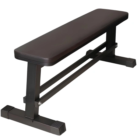 Banc plat avec support d’haltères - Banc plat - Vue de face