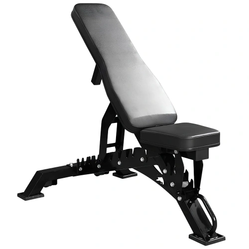 Tilting Flat Bench - P20 | Adjustable - Studio PT - Side View