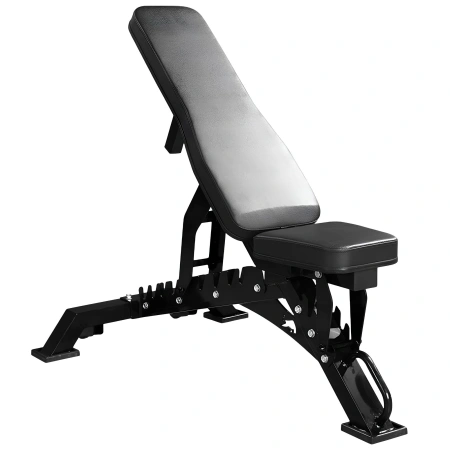Tilting Flat Bench - P20 | Adjustable - Studio PT - Side View